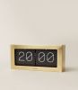 Karlsson Wandklokken Wall/Table clock Boxed Flip XL Goudkleurig online kopen