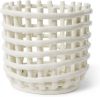 Ferm Living Ceramic Basket Offwhite Small online kopen