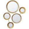 Beliani Wattrelos Decoratieve Spiegel goud ijzer, Glas online kopen