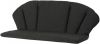 Madison Elegance Bankkussen Rib Black 105x95 Zwart online kopen