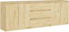VidaXL Bijzetkast 180x36x65 cm massief grenenhout online kopen