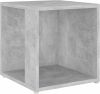 VidaXL Bijzettafel 33x33x34, 5 cm spaanplaat betongrijs online kopen