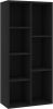 VidaXL Boekenkast 50x25x106 cm bewerkt hout zwart online kopen