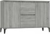 VidaXL Dressoir 104x35x70 cm bewerkt hout grijs sonoma eikenkleurig online kopen