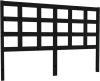 VidaXL Hoofdbord 145, 5x4x100 cm massief grenenhout zwart online kopen
