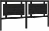 VidaXL Hoofdbord 185, 5x4x100 cm massief grenenhout zwart online kopen