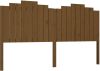 VidaXL Hoofdbord 186x4x110 cm massief grenenhout honingbruin online kopen
