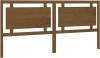 VidaXL Hoofdbord 205, 5x4x100 cm massief grenenhout honingbruin online kopen