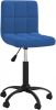 VidaXL Kantoorstoel draaibaar fluweel blauw online kopen