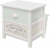 VidaXL Frans nachtkastje shabby chic hout online kopen