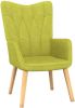 VidaXL Relaxstoel stof groen online kopen