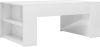 VidaXL Salontafel 100x60x42 cm spaanplaat hoogglans wit online kopen