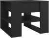 VidaXL Salontafel 55, 5x55x45 cm bewerkt hout zwart online kopen