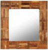 VidaXL Wandspiegel 60x60 cm massief gerecycled hout online kopen