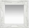 VidaXL Wandspiegel barok stijl 40x40 cm wit online kopen