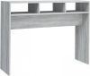 VidaXL Wandtafel 105x30x80 cm bewerkt hout grijs sonoma eikenkleurig online kopen