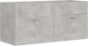 VidaXL Wastafelkast 100x38, 5x46 cm spaanplaat betongrijs online kopen