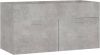 VidaXL Wastafelkast 90x38, 5x46 cm spaanplaat betongrijs online kopen