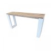 Wood4you Side table enkel steigerhout 160Lx78HX38D cm wit 160cm online kopen