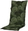 Madison Tuinkussens Hoge Rug Circle Green 123x50 Green online kopen
