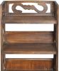 VIDAXL Badkamerkast Albuquerque 46x24x117, 5 cm hout bruin online kopen