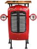 VidaXL Bartafel tractor 60x60x107 cm massief mangohout rood online kopen