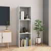 VidaXL Boekenkast/tv meubel 36x30x114 cm bewerkt hout betongrijs online kopen