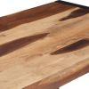 VidaXL Eettafel 120x60x75 cm massief hout met sheesham afwerking online kopen