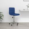 VidaXL Kantoorstoel draaibaar stof blauw online kopen