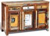 VidaXL Kast met 3 lades en 3 deuren vintage stijl gerecycled hout online kopen