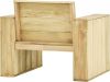 VIDAXL Tuinstoelen 2 st 89x76x76 cm ge&#xEF, mpregneerd grenenhout online kopen