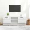 VidaXL Tv meubel 102x35x36, 5 cm bewerkt hout hoogglans wit online kopen