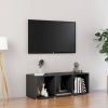VidaXL Tv meubel 107x35x37 cm spaanplaat grijs online kopen