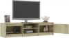 VidaXL Tv meubel 140x40x35, 5 cm bewerkt hout sonoma eikenkleurig online kopen