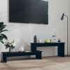 VidaXL Tv meubel 180x30x43 cm spaanplaat zwart online kopen