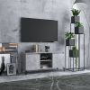 VidaXL Tv meubel met metalen poten 103, 5x35x50 cm betongrijs online kopen