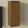 VidaXL Wandkast 30x30x80 cm massief grenenhout honingbruin online kopen