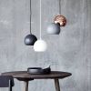Frandsen Ball hanglamp &#xD8, 18 cm donkergrijs mat online kopen