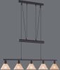 Trio Lighting In hoogte verstelbare hanglamp Zug, 5-lichts online kopen
