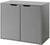 Vipack commode Pino grijs 71, 8x85, 5x43, 3 cm Leen Bakker online kopen