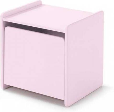Vipack nachtkastje Kiddy 1 deur oud roze Leen Bakker online kopen