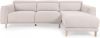 Kave Home Singa 3 zitsbank met chaise longue rechts in wit 296 cm online kopen