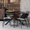 WOOOD Exclusive WOOOD Ronde Eettafel 'Bruno' 120cm, kleur zwart online kopen