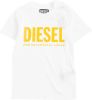 Diesel 00J4P6 00Y19 T shirts met korte mouwen , Wit, Heren online kopen
