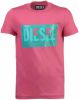 Diesel T shirt stopa logo emoji , Roze, Dames online kopen