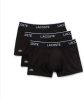 Lacoste 3 Pack Boxershorts 5H3389 031 , Zwart, Heren online kopen