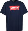 Levi's Big and Tall T shirt Plus Size met logo donkerblauw online kopen