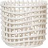 Ferm Living Ceramic Basket Offwhite Large online kopen