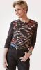 Barbara Lebek Shirt van jersey Terracotta/Bruin online kopen