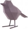 Present Time Decoratieve objecten Statue bird large polyresin Paars online kopen